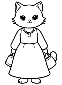 Famille Chat, mère