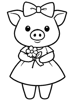 Famille Cochon, fille