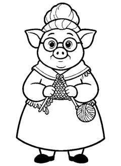 Famille Cochon, grand-mère