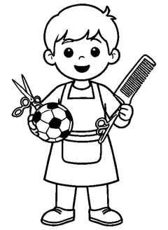 Famille Coiffeur, fils