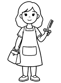 Famille Coiffeur, mère