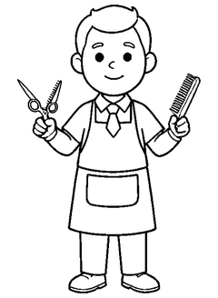 Famille Coiffeur, père