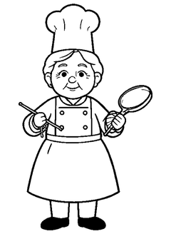 Famille Cuisinier, grand-mère