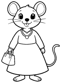 Famille Souris, mère